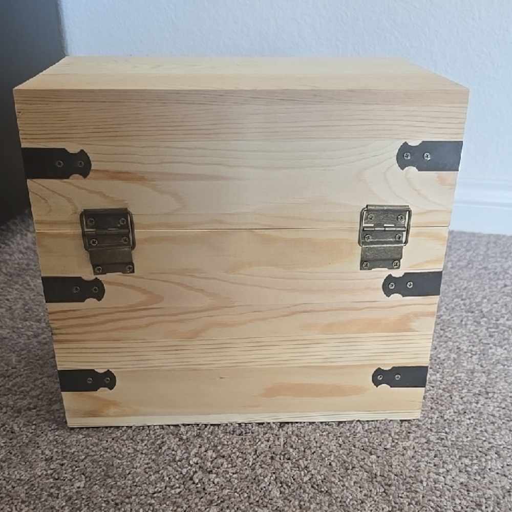 Unfinished Wooden Oil Storage Box - Picture 7 of 7